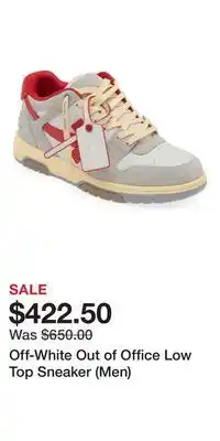 Nordstrom Off-White Out of Office Low Top Sneaker (Men) offer