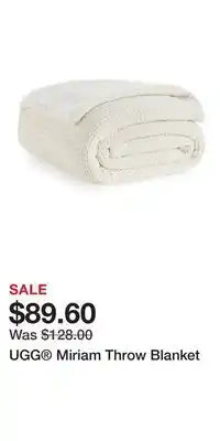 Nordstrom UGG Miriam Throw Blanket offer
