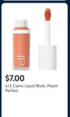 Walmart e.l.f. Camo Liquid Blush, Peach Perfect offer
