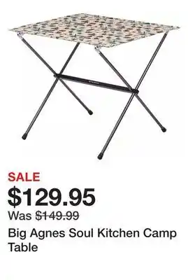 Dick's Sporting Goods Big Agnes Soul Kitchen Camp Table offer