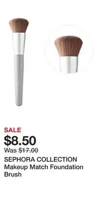 Kohl's SEPHORA COLLECTION Makeup Match Foundation Brush offer