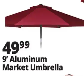 Ocean State Job Lot 9' Aluminum Market Umbrella with Tilt Striped offer