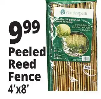 Ocean State Job Lot Gardenpath Peeled and Polished Reed Fencing 8' offer