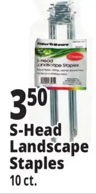 Ocean State Job Lot Tiller & Rowe S-Shaped Landscape Staples 10 Count offer