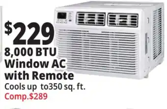 Ocean State Job Lot Ocean Breeze 8 000 BTU Window Air Conditioner offer