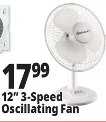 Ocean State Job Lot Penguin Oscillating Desk Fan 12 offer