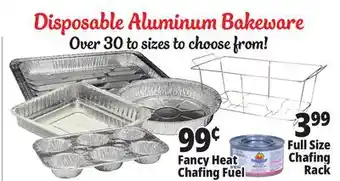 Ocean State Job Lot Disposable Aluminum Bakeware offer