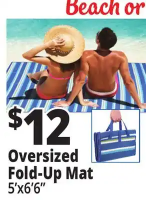 Ocean State Job Lot 2-Person Outdoor Fold-Up Mat 5'x6.5' offer