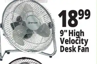 Ocean State Job Lot Penguin High Velocity Desk Fan 9 offer