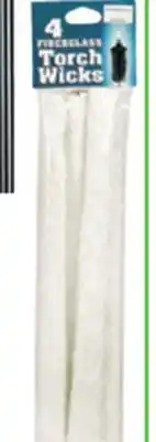 Ocean State Job Lot Fiberglass Torch Wicks 4 Pack offer