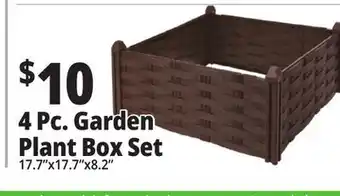 Ocean State Job Lot Raised Garden Bed 4-Piece offer