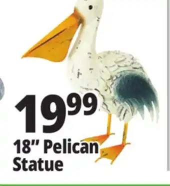 Ocean State Job Lot 18 Pelican Garden Statue offer