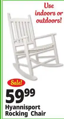 Ocean State Job Lot Hyannis Port Indoor/Outdoor Rocking Chair offer