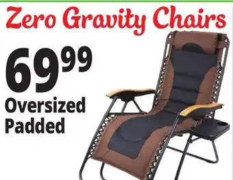 Ocean State Job Lot Oversized Zero Gravity Reclining Chair offer