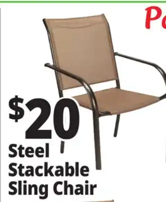 Ocean State Job Lot Stackable Patio Sling Chair offer