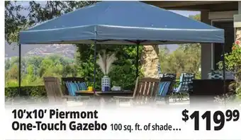 Ocean State Job Lot Piermont 10'x10' One-Touch Instant Gazebo offer