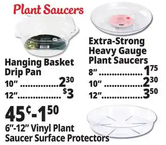 Ocean State Job Lot Plant Saucers offer