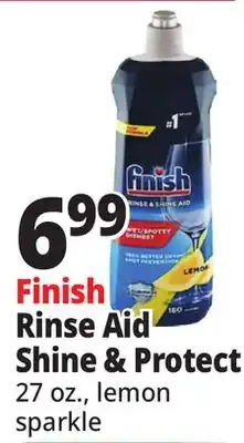Ocean State Job Lot Finish Rinse Aid Shine & Protect offer