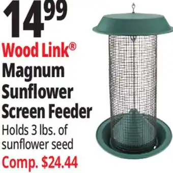 Ocean State Job Lot WoodLink Magnum Black Oil Sunflower Bird Feeder offer