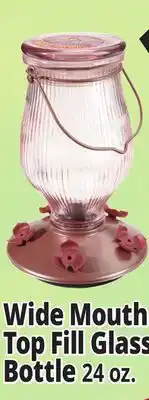 Ocean State Job Lot Perky Pet Top Fill Glass Hummingbird Feeder offer