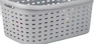 Ocean State Job Lot Rectangular Braided Weave Laundry Basket 50 L offer