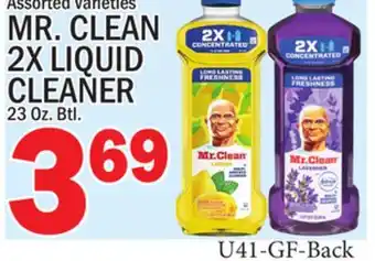 C Town MR. CLEAN 2X LIQUID CLEANER offer