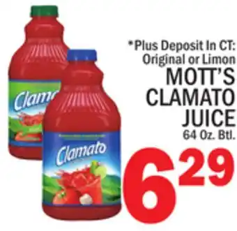 C Town MOTT'S CLAMATO JUICE offer