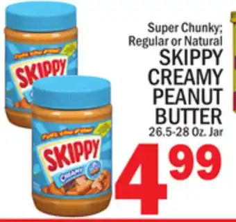 C Town SKIPPY CREAMY PEANUT BUTTER offer