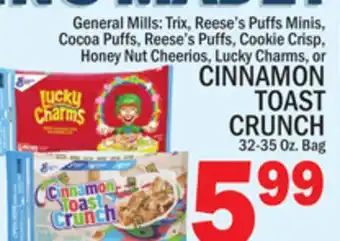 C Town CINNAMON TOAST CRUNCH offer