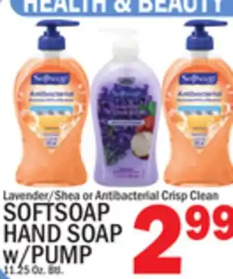 C Town SOFTSOAP HAND SOAP w/PUMP offer