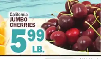 C Town JUMBO CHERRIES offer
