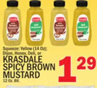 C Town KRASDALE SPICY BROWN MUSTARD offer