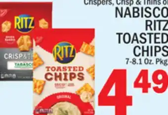 C Town NABISCO RITZ TOASTED CHIPS offer