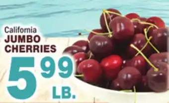 Bravo Supermarkets JUMBO CHERRIES offer