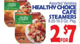 Bravo Supermarkets HEALTHY CHOICE CAFE STEAMERS offer