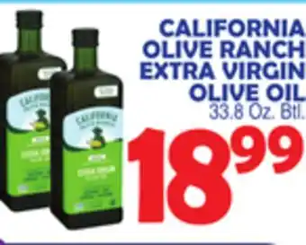 Bravo Supermarkets CALIFORNIA OLIVE RANCH EXTRA VIRGIN OLIVE OIL offer