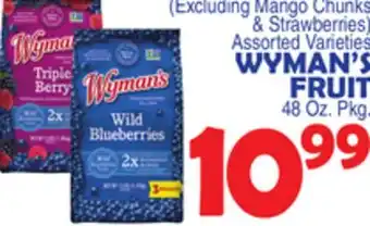 Bravo Supermarkets WYMAN'S FRUIT offer
