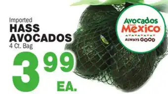 Bravo Supermarkets HASS AVOCADOS offer