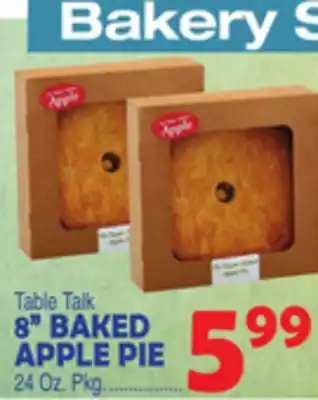 Bravo Supermarkets 8 BAKED APPLE PIE offer