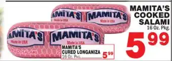 Bravo Supermarkets MAMITA'S COOKED SALAMI offer