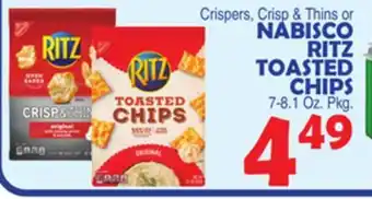 Bravo Supermarkets NABISCO RITZ TOASTED CHIPS offer
