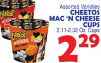 Bravo Supermarkets CHEETOS MAC'N CHEESE CUPS offer