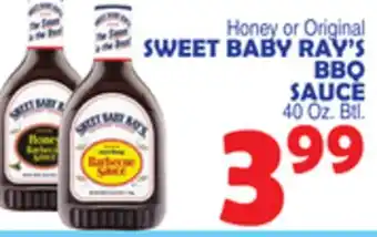 Bravo Supermarkets SWEET BABY RAY'S BBQ SAUCE offer