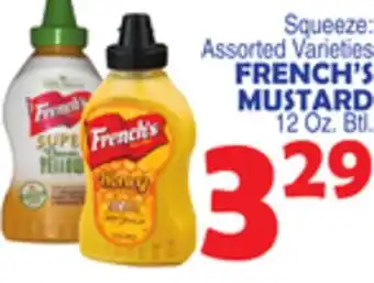 Bravo Supermarkets FRENCH'S MUSTARD offer