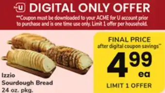 ACME Izzio Sourdough Bread offer