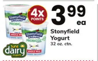 ACME Stonyfield Yogurt offer