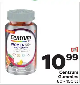 Weis Markets Centrum Gummies offer