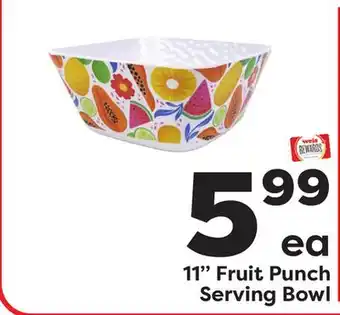 Weis Markets 11 Fruit Punch Serving Bowl offer