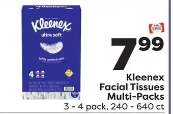 Weis Markets Kleenex Facial Tissues Multi-Packs offer