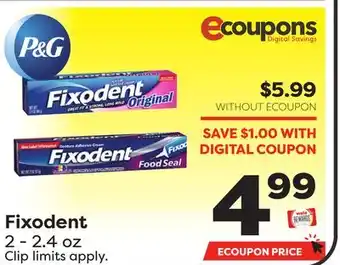 Weis Markets Fixodent offer